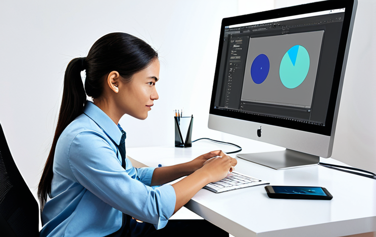 A professional graphic designer, fully clothed in modest business casual attire, seated at a sleek modern desk. Multiple high-resolution monitors display a blend of traditional design software like Adobe Illustrator and innovative AI art generation interfaces. The designer is thoughtfully interacting with a stylus on a digital tablet, reflecting innovation and the integration of new technology in creative work. The studio environment is bright, minimalist, and forward-thinking, with subtle light sources. Perfect anatomy, correct proportions, natural pose, well-formed hands, proper finger count, natural body proportions. Safe for work, appropriate content, fully clothed, professional.