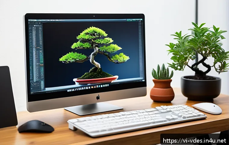 시각디자인에서 자주 사용하는 단축키 - A modern Vietnamese graphic designer’s workspace featuring a large high-resolution monitor displayin...